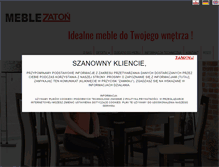 Tablet Screenshot of meblezaton.com